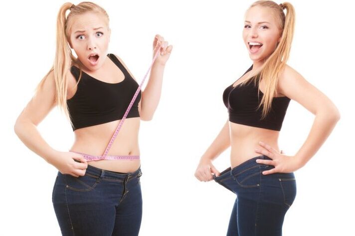 Full and weight loss girl
