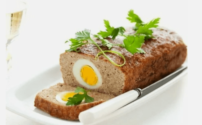 Meat roller with an egg on Ducan's diet