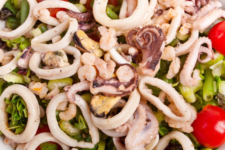 Seafood salad
