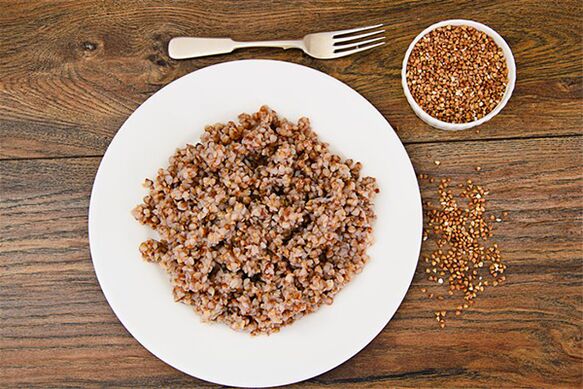 stewed buckwheat on a diet